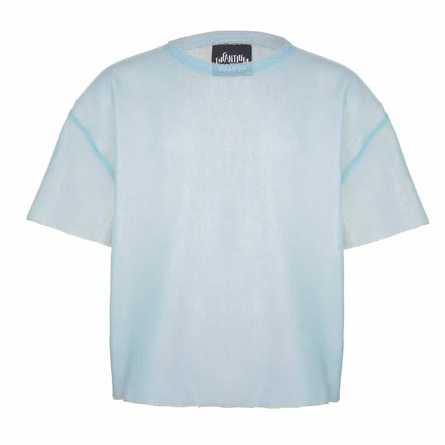 Infantium Victoria Oversized T-Shirt Kinder-Shirt blau 100% Baumwolle