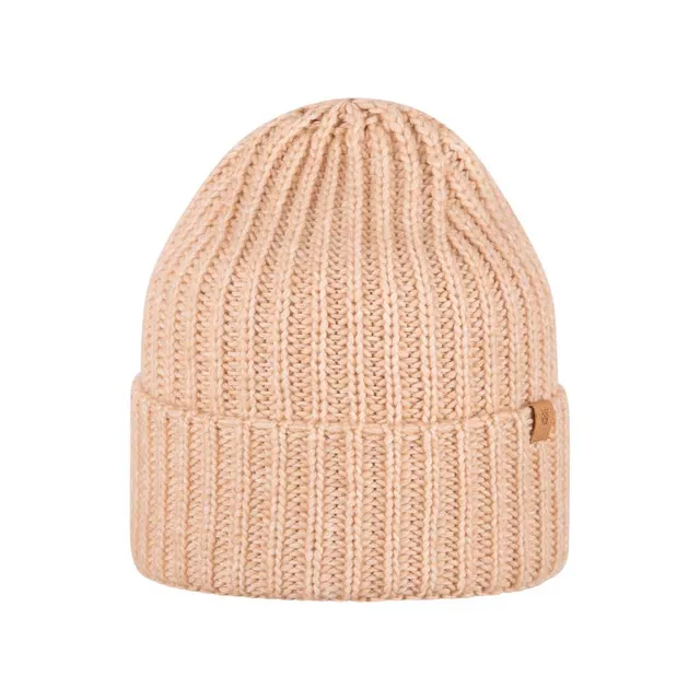 marlowe nature Rippmütze almond Merino Bio-Baumwolle