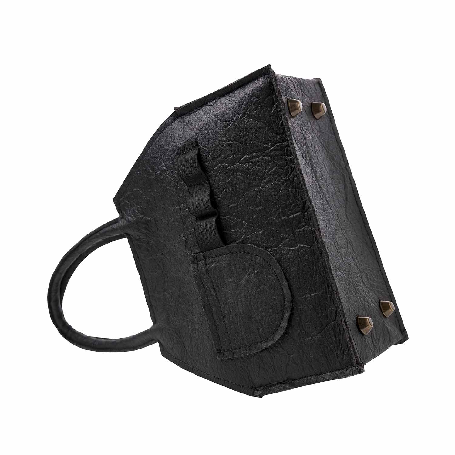Infantium Victoria Accessories Pinatex Handtasche Schwarz vegan