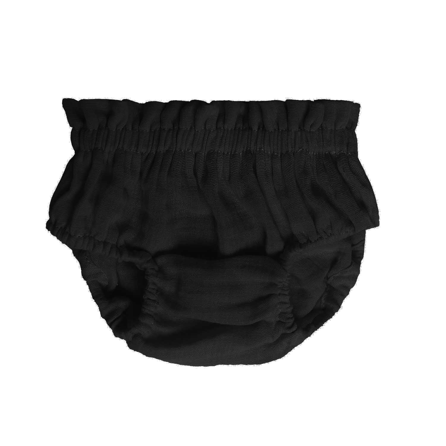 Infantium Victoria Dresses Baby Kleid Schwarz Bloomers Baumwolle
