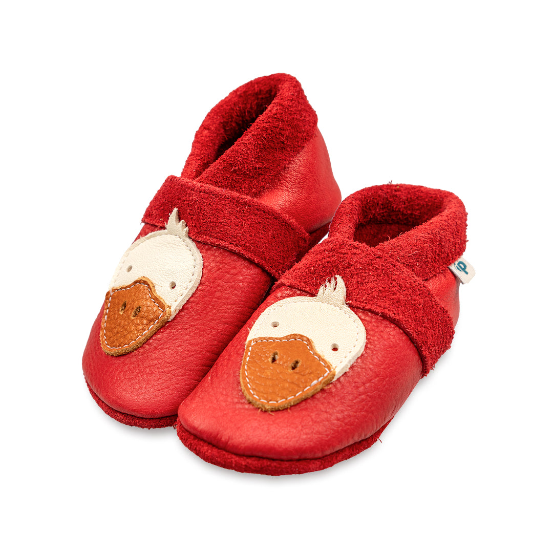 Pantolinos Gans Barfußschuhe Naturleder Kinder