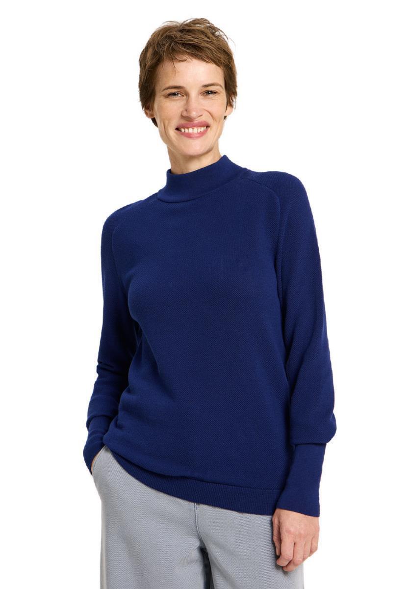LANIUS Rollkragenpullover pink 40 Bio-Baumwolle Pullover