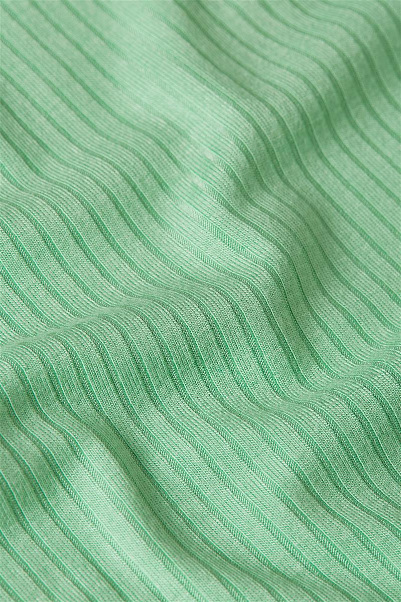 marlowe nature Shirts Carice Top Uni Rib Shirt minty meadow