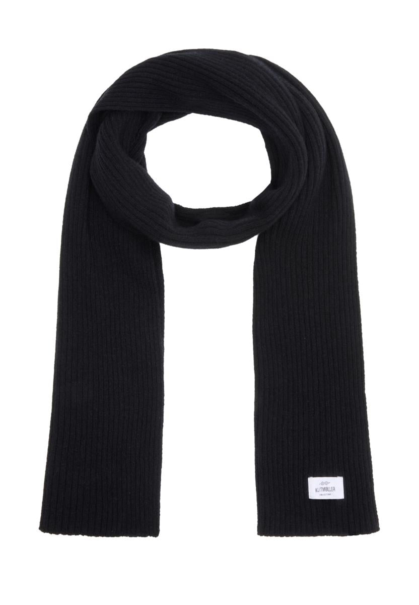 Marlowe Nature Accessoires North Scarf Schal black recycelte Wolle