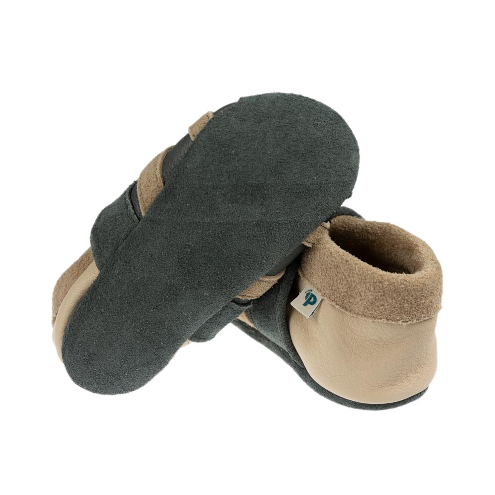 Pantolinos SV Sportolino Barfusschuhe Leder Streifen