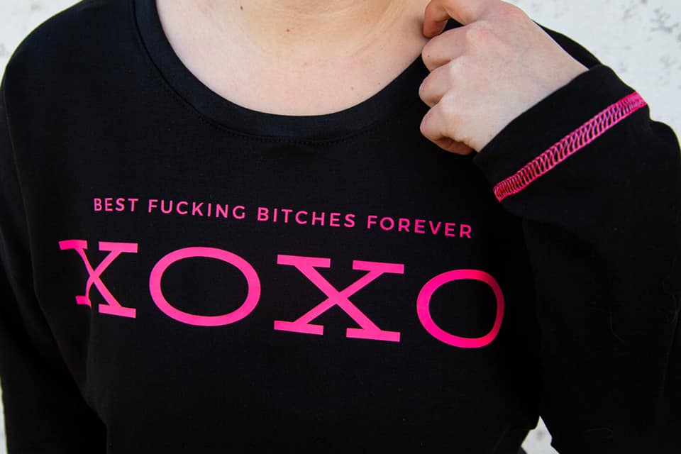 Schnittrebell XOXO Plotterdatei best fucking bitches forever SVG