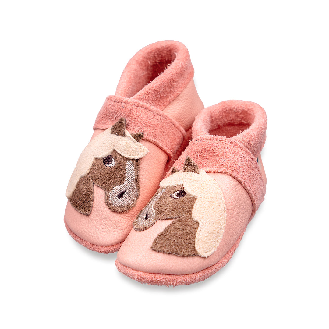 Pantolinos Pony Barfußschuhe sahara/hippo für Mädchen