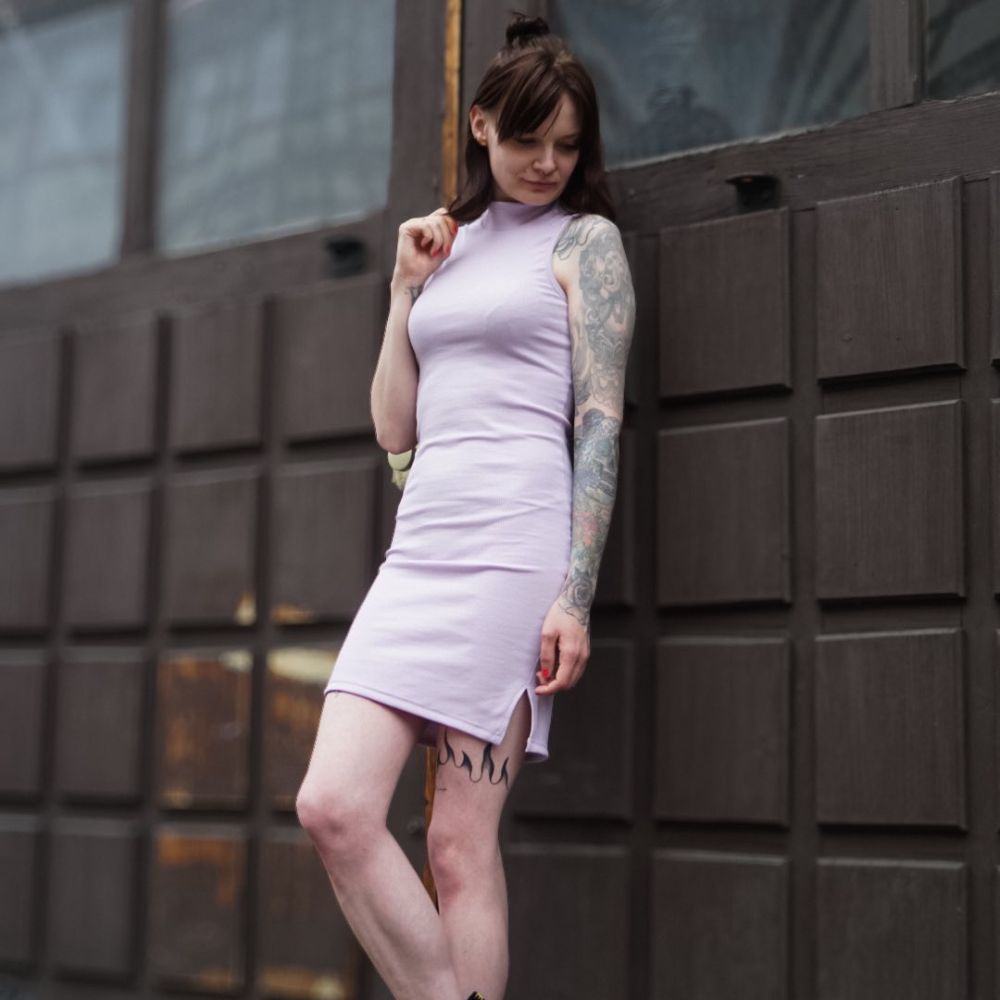 Moeve Design Riblyna Kleid Schnittmuster Damen 32-52 Rippjersey
