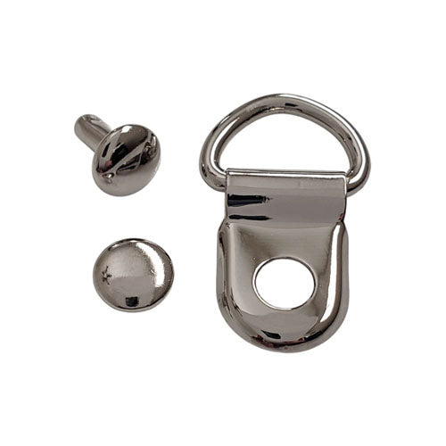 Kam Snaps Bag Hardware D-Ringe 10er Pack Silber 10mm