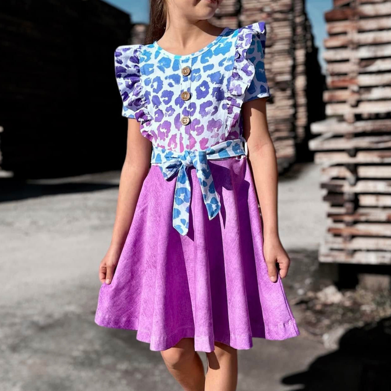 Moeve Design Solène Kleid Schnittmuster Kinder 86-164 Jersey