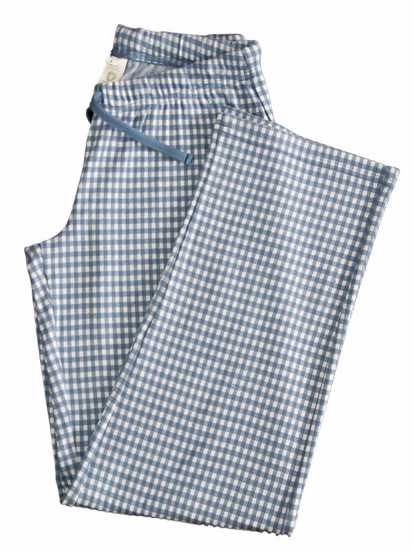 Marlowe Nature Jacquardhose Schlafanzughose denimblau-natur