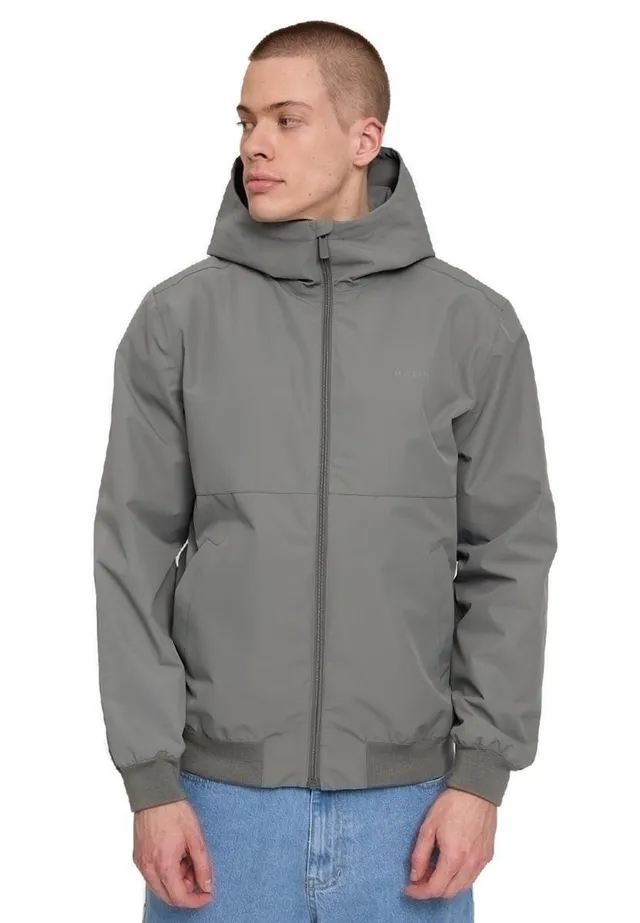 marlowe nature Rain Blouson Regenjacke mood blue recycelt