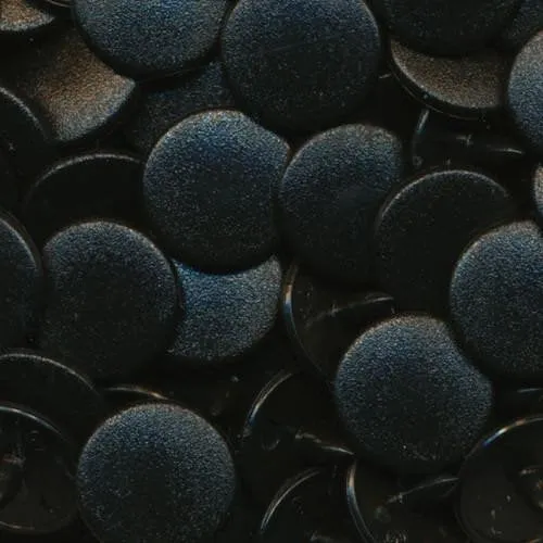 Kam Snaps Plastic Snaps B05 Druckknöpfe schwarz 50 Sets