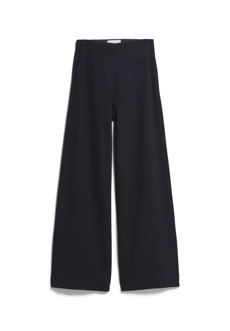 Marlowe Nature Basic Jersey Wide Leg Hose black Ecovero XS-XL