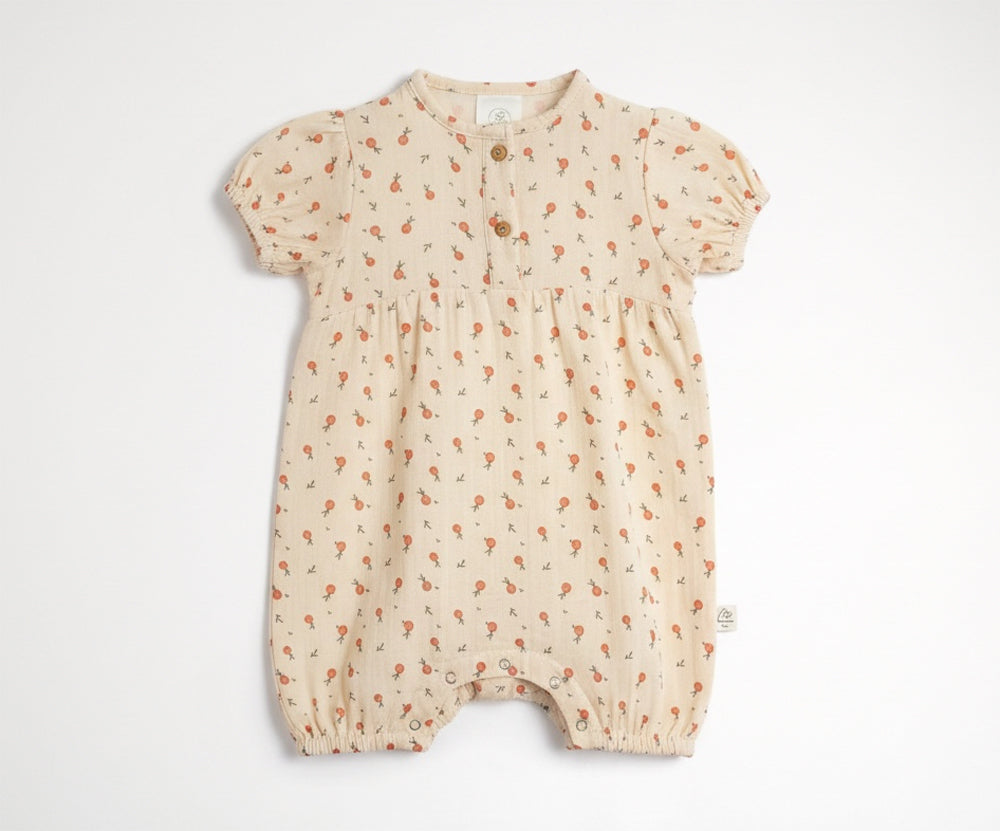 Naturkind Musselin Sommer-Overall GOTS Navy 50/56 Baumwolle