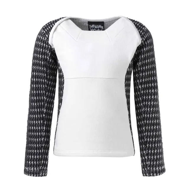 Infantium Victoria Longsleeve Top Schwarz-Weiß 104