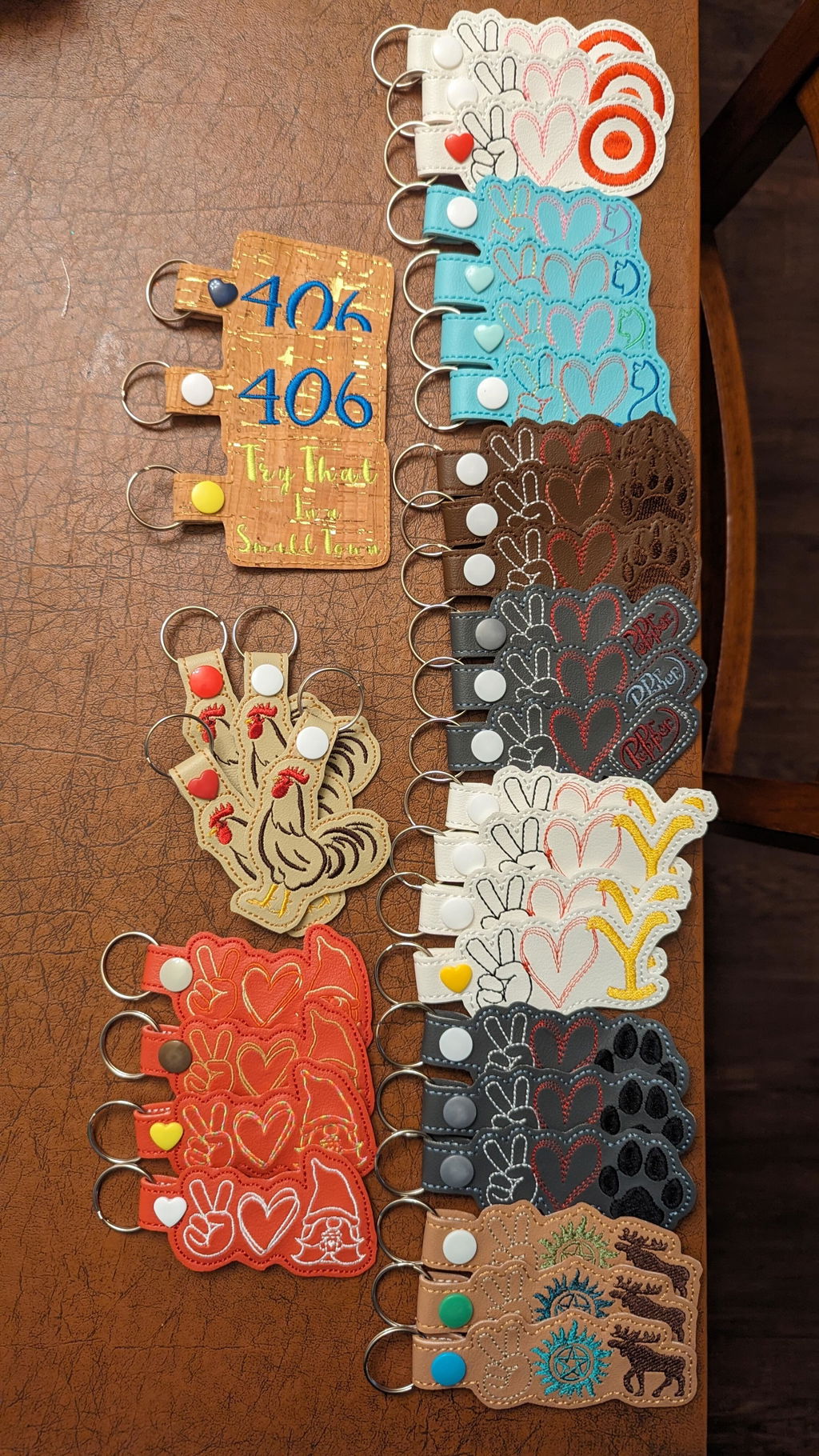 KAM Snaps Plastic Snaps Herz Druckknöpfe extra lang 150 Sets