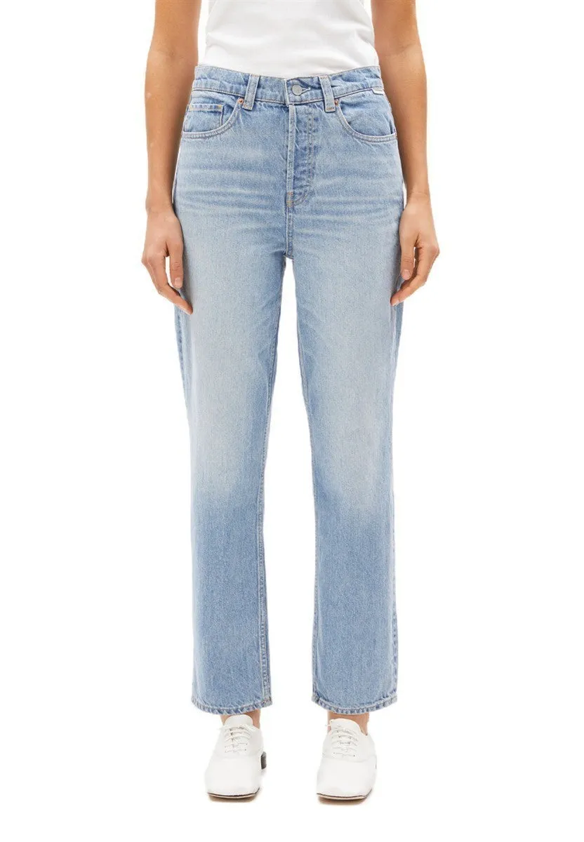 marlowe nature Aaikala High Straight Jean andromedar Baumwolle