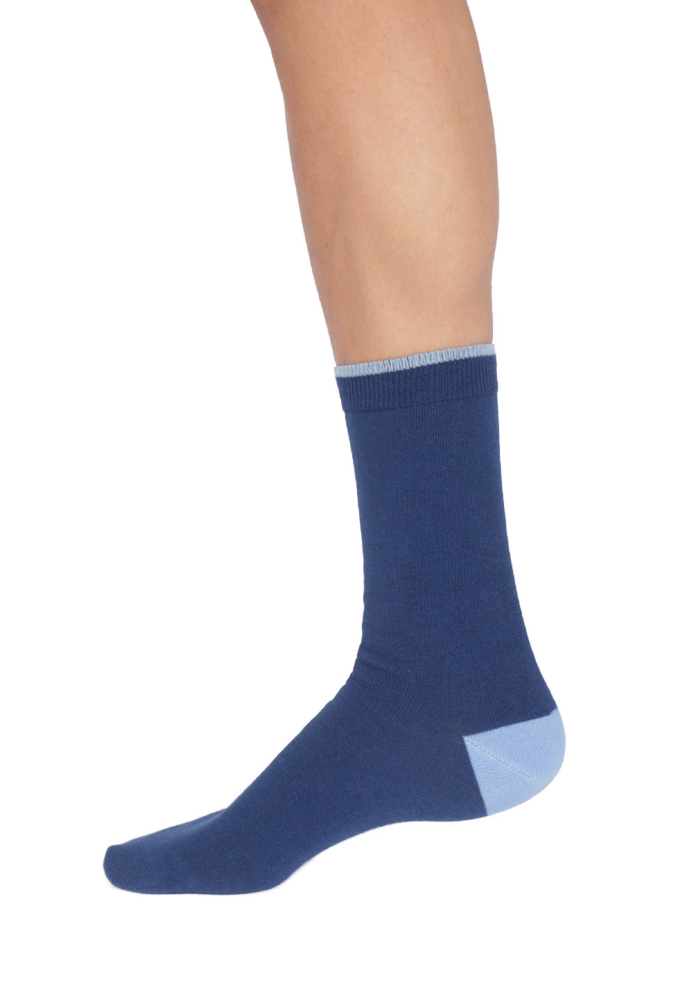 Thought Modal Tipped Crew Socks ink blue Damen
