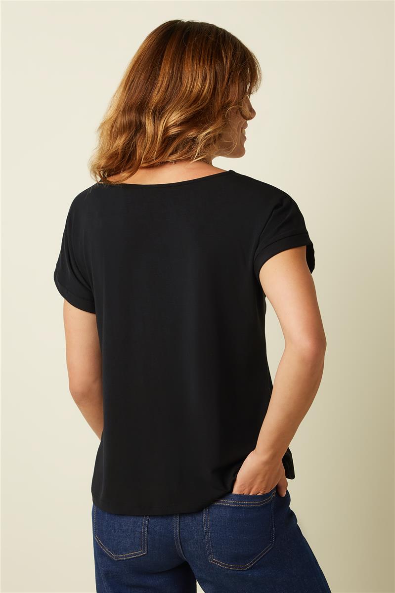 marlowe nature Aria Top Shirt schwarz Gr.M Modal