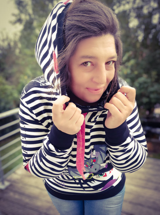 Schnittrebell Ebooks Hoodie Solea Gr.34-54 Schnittmuster Kapuze