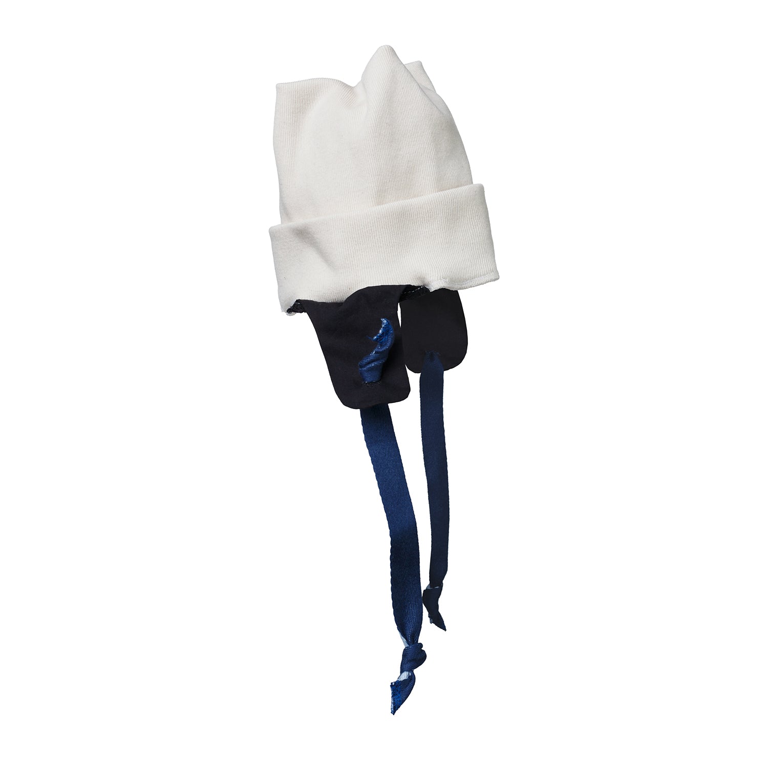 Infantium Victoria Beanie Kinder Mütze Off-White Baumwolle