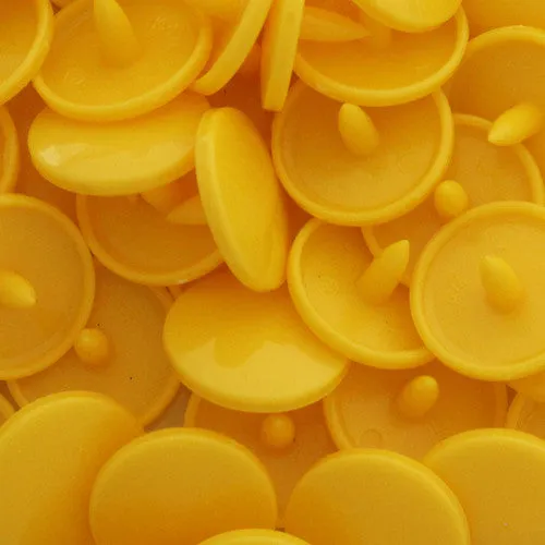 Kam Snaps Plastic Snaps B10 Druckknöpfe sonnengelb 1000 Stück