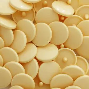 Kam Snaps Plastic Snaps B53 Creme 50 Sets Extra Lang