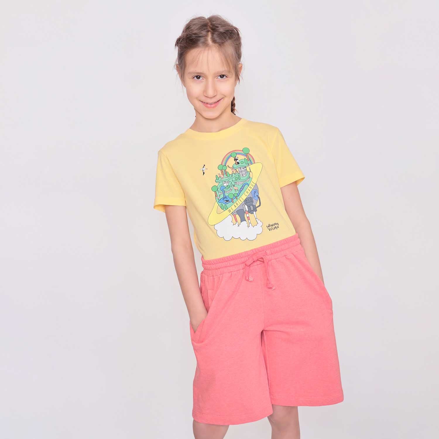 Infantium Victoria Sweatshorts Kinder Bio-Baumwolle Rot