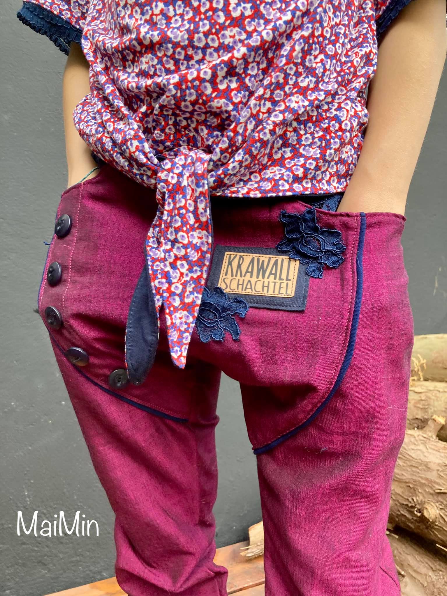 Schnittrebell Brooklyn Kids Baggyhose Papierschnitt 110-146