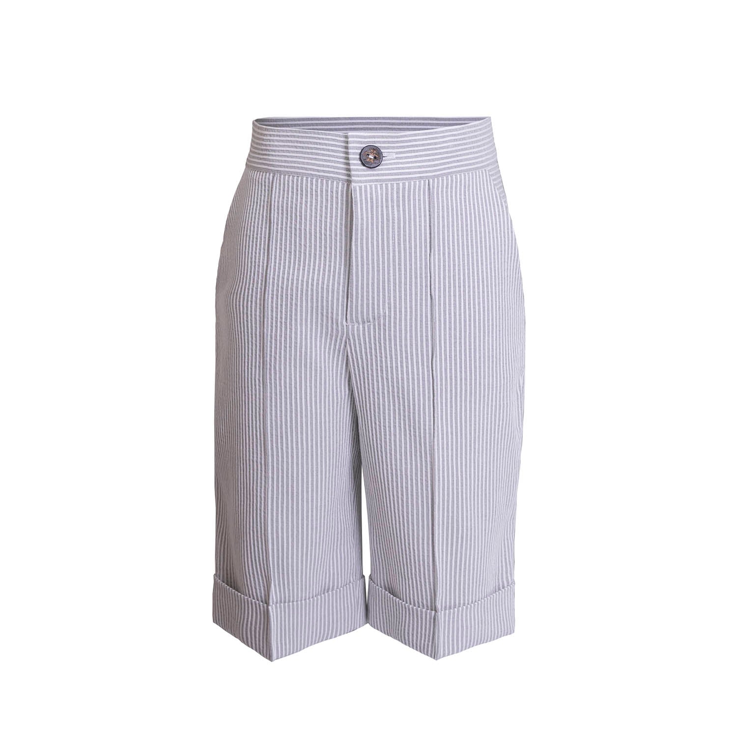 Infantium Victoria Striped Shorts Bermuda Grau 128