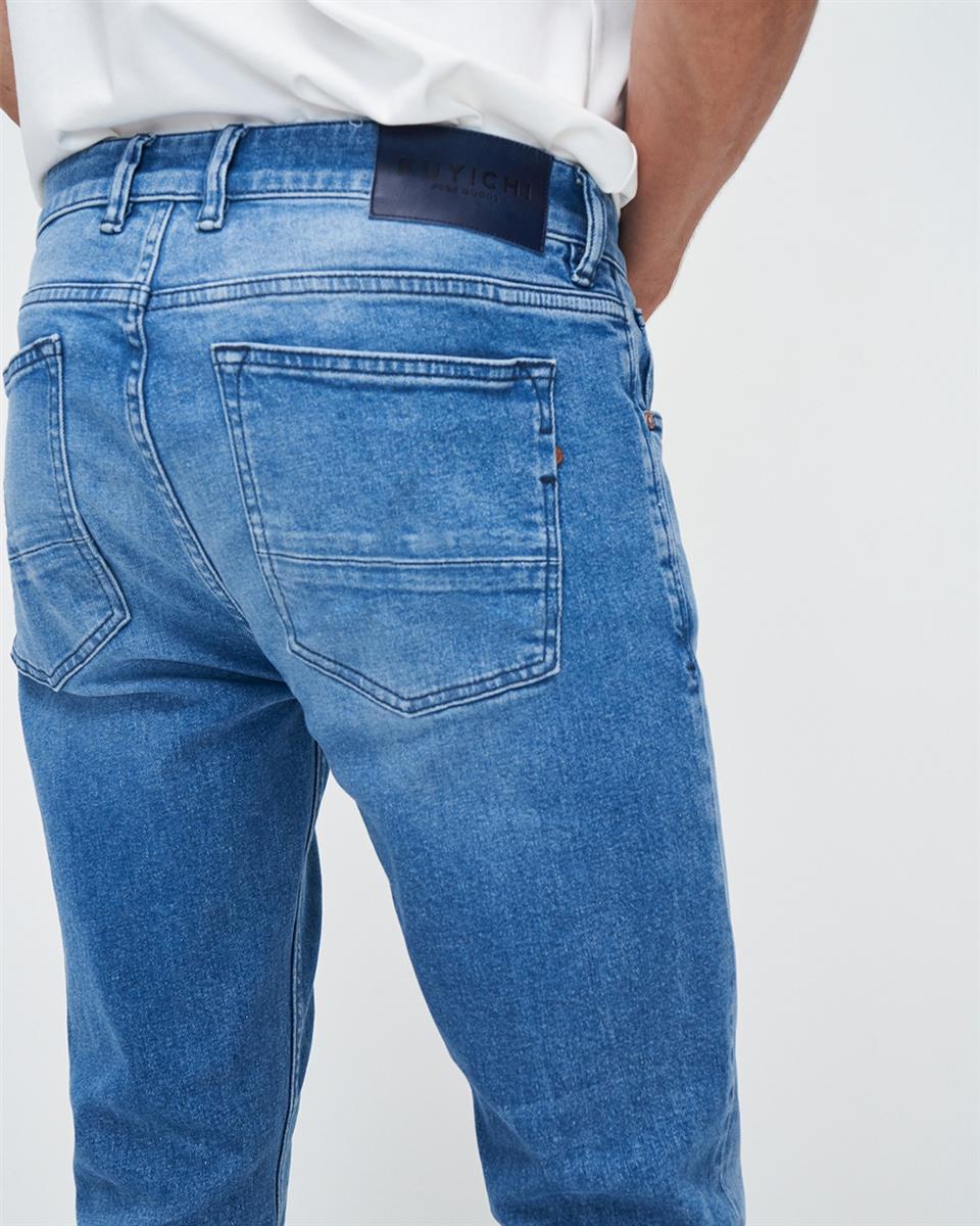 marlowe nature Jamie Slim Jeans Bio-Baumwolle clouds W31 L32