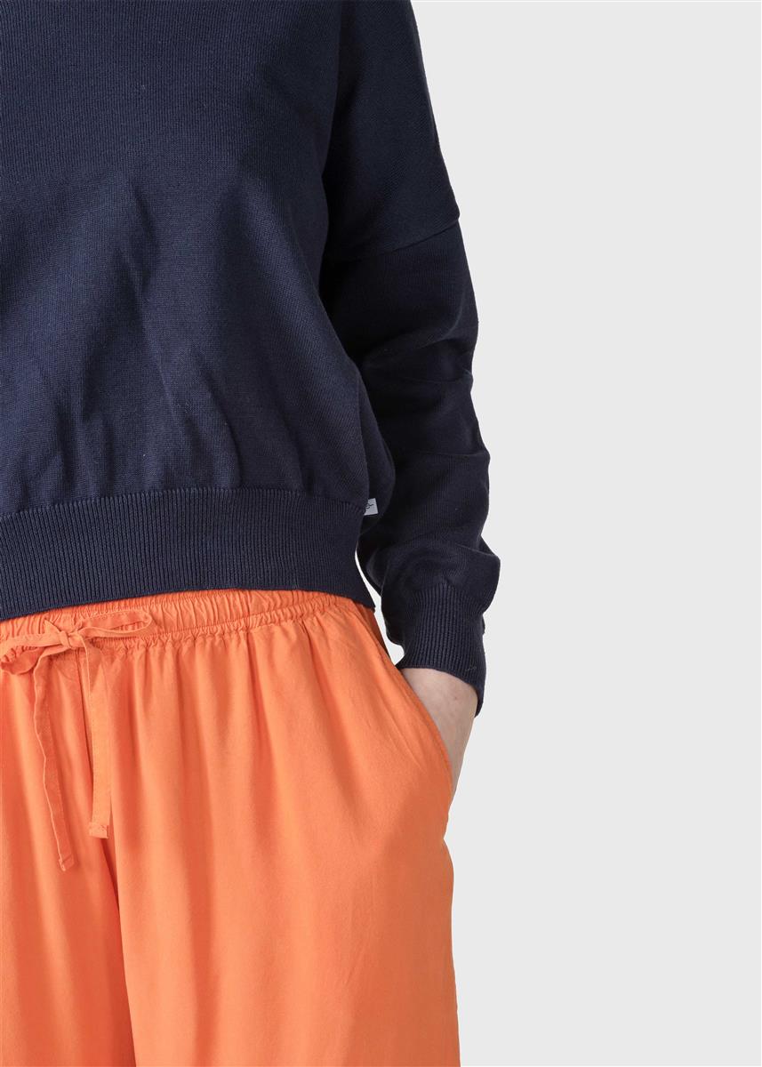 Marlowe Nature Randi Knit Strickpullover Bio-Baumwolle navy