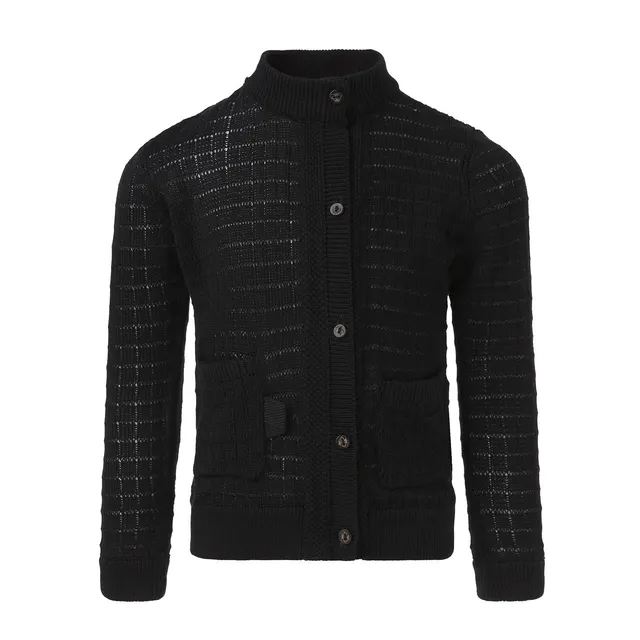 Infantium Victoria Buttoned Summer Cardigan Schwarz Gr.104