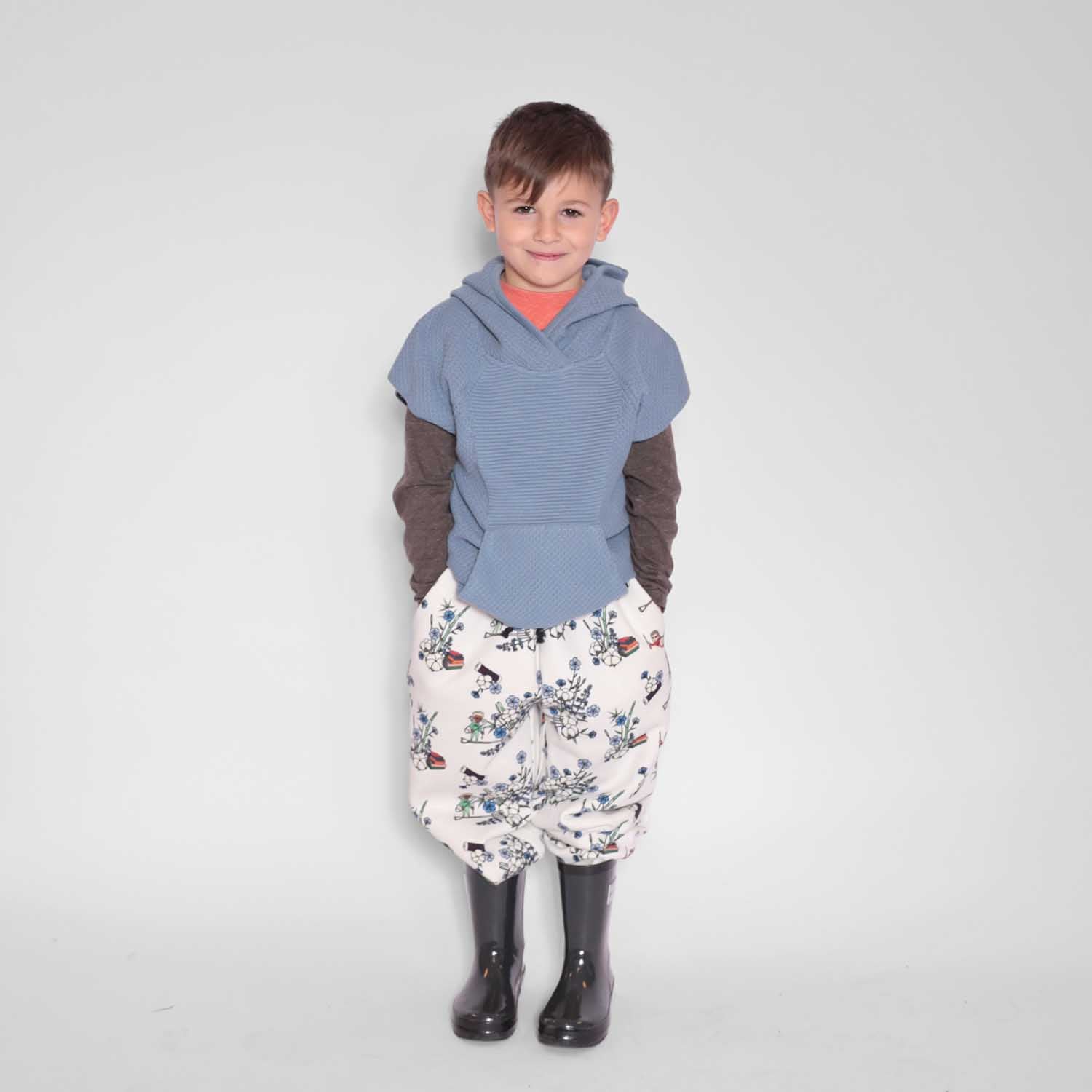 Infantium Victoria Shorts Weiß Print 116 Bio