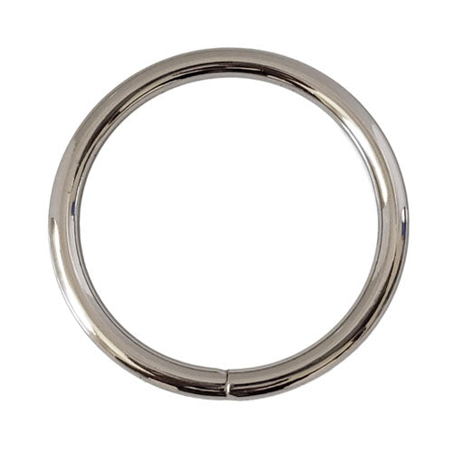 Kam Snaps Bag Hardware O-Ringe Silber 1 Zoll 10 Stk