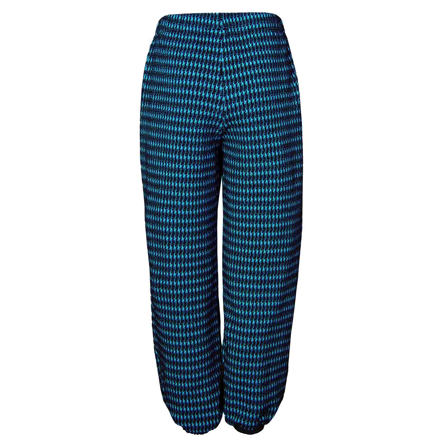 Infantium Victoria Kids Pants Hose Hahnentritt Blau Knieflicken