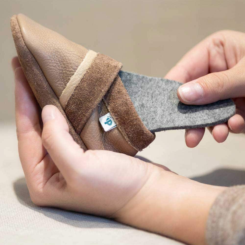 Pantolinos Zubehör BIO-Wollfilzsohle grau 3 mm