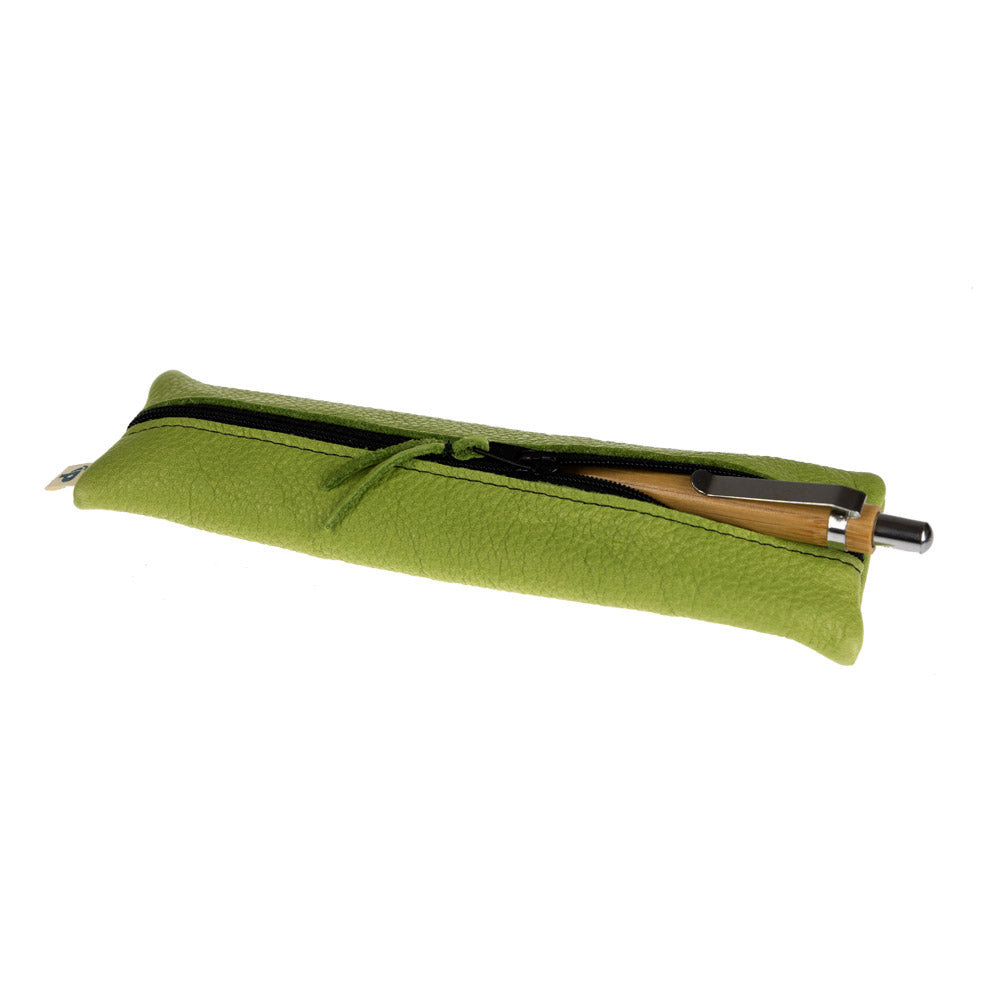 Pantolinos Federtasche klein Federmäppchen aus Naturleder