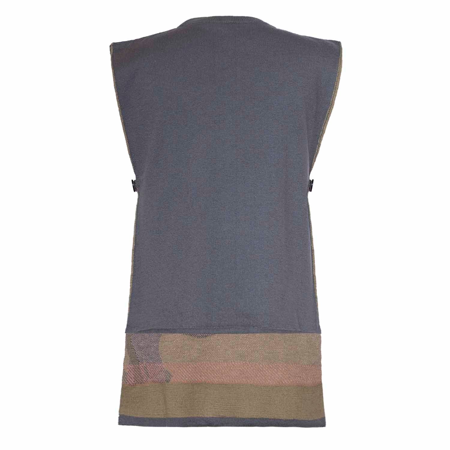 Infantium Victoria Grey Knitted Vest Weste Gr.128 grau Bio