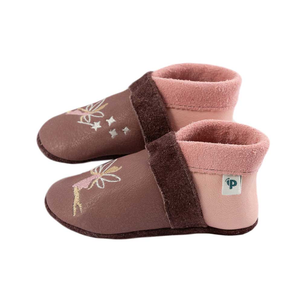 Pantolinos Fee Barfußschuhe roseberry/rosa Leder