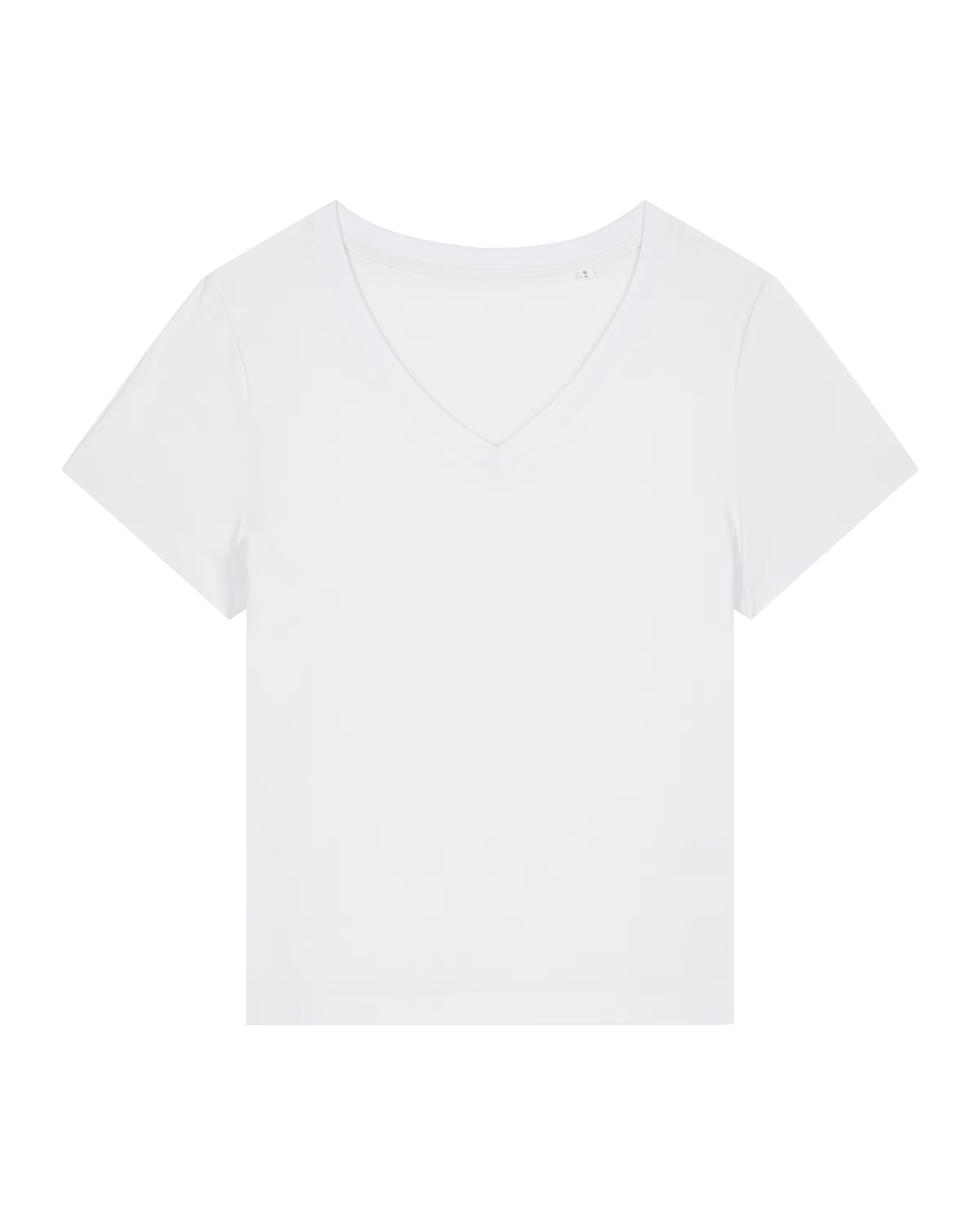 marlowe nature Isla V-Shirt french navy Bio-Baumwolle gerade
