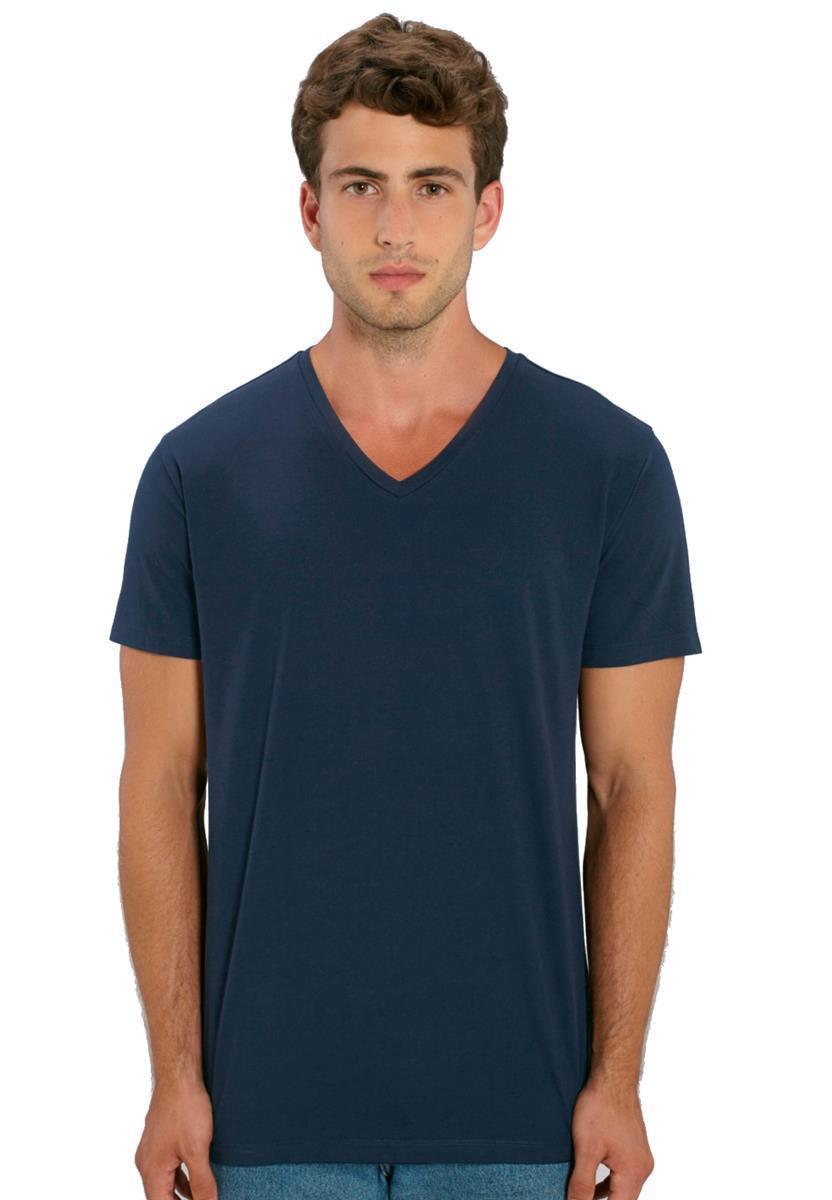 marlowe nature Presenter V Neck Shirt weiß Bio-Baumwolle