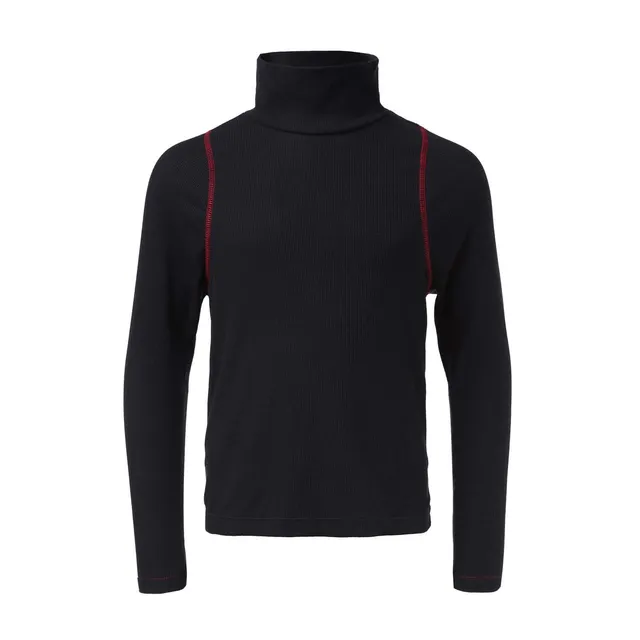 Infantium Victoria Kids Rollkragen Top Schwarz Langarm Gr.128 Stretch