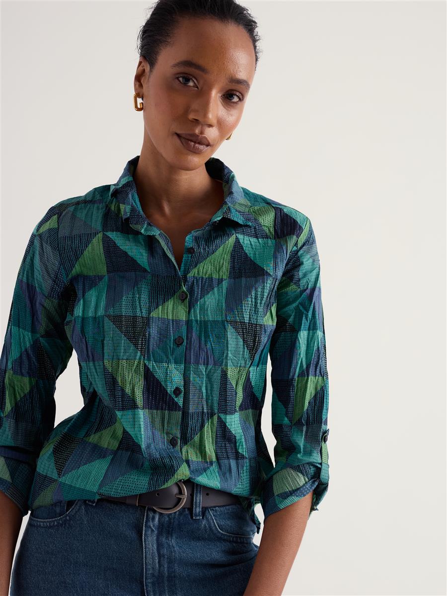 Marlowe Nature Larissa Bluse blanket geo estuary Bio