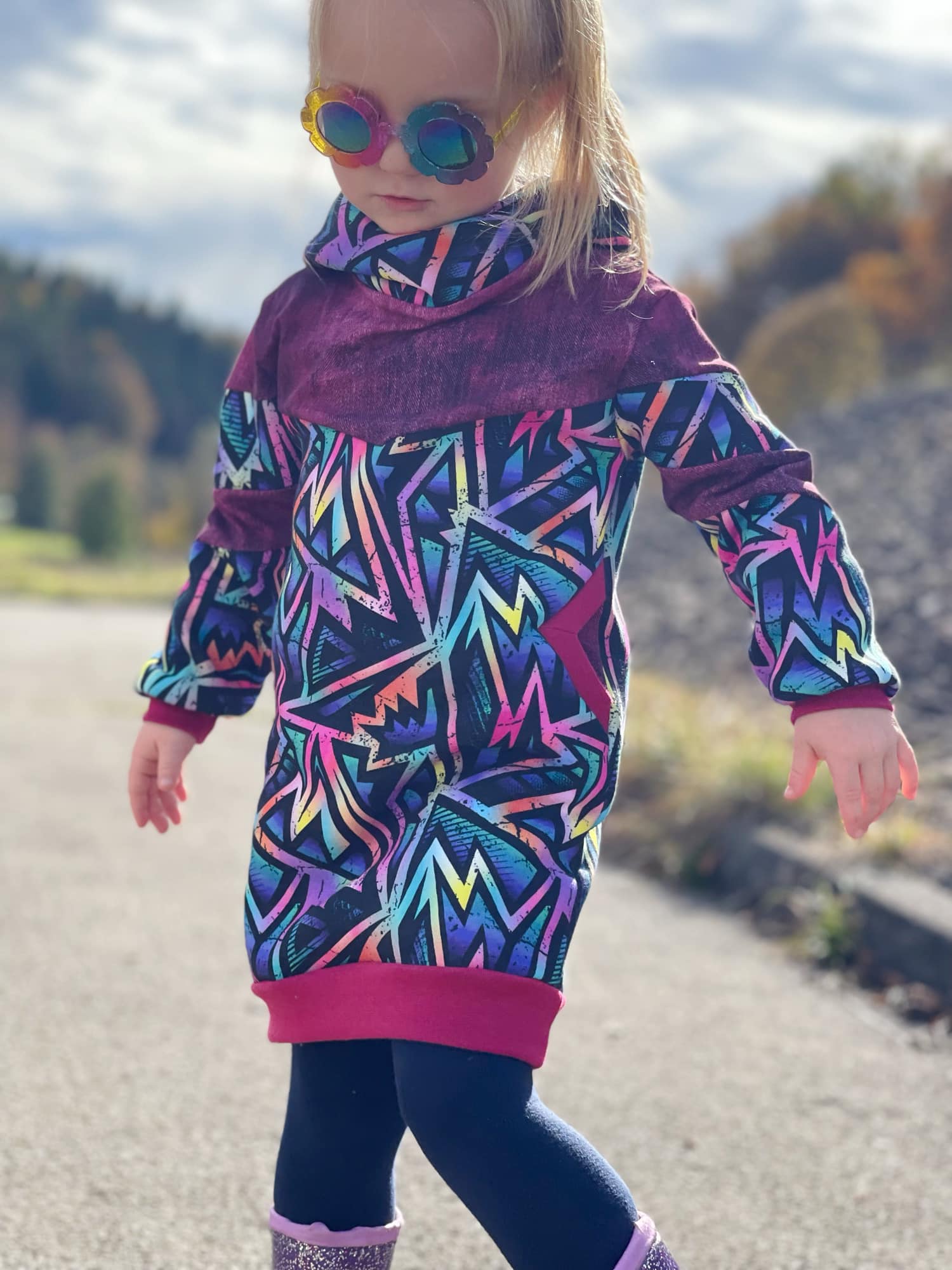 Schnittrebell Soukie Kids Hoodie Schnittmuster Gr.92-164