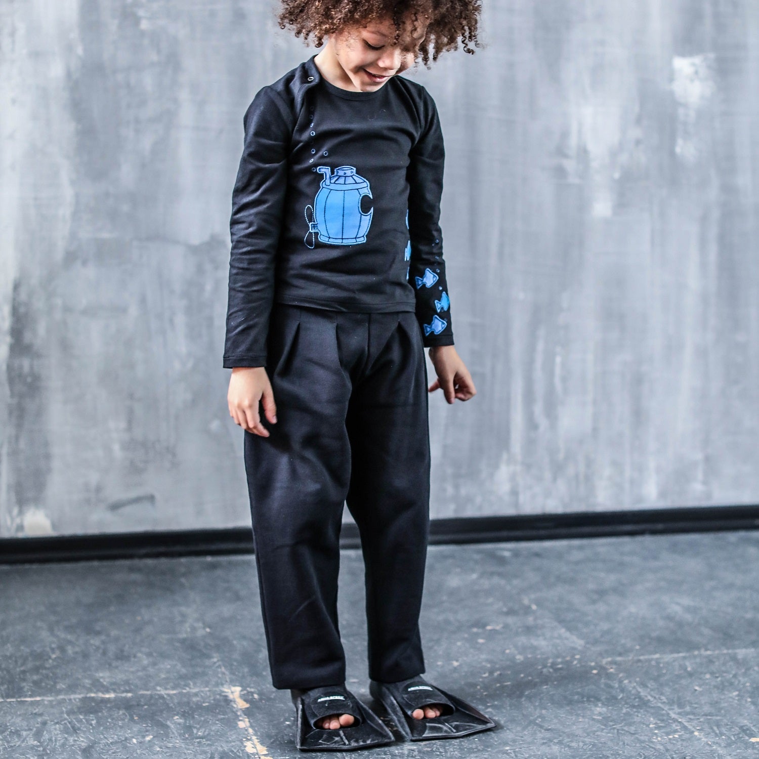 Infantium Victoria Sweatpants Jogginghose Schwarz Baumwolle
