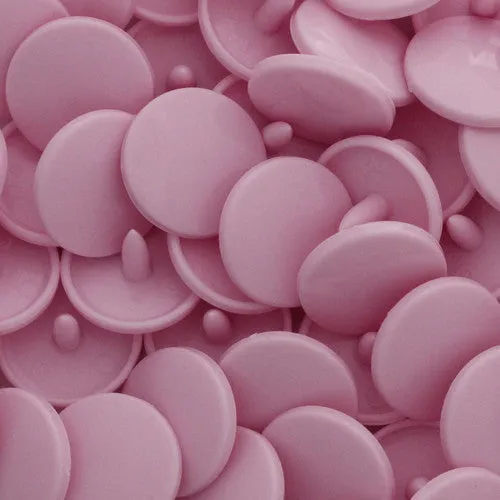 Kam Snaps Plastic Snaps B18 Druckknöpfe pastellrosa 1000 Sets
