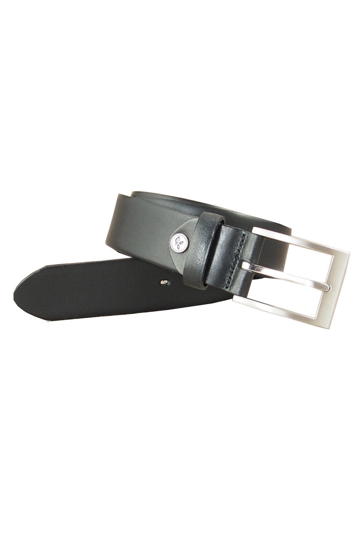 marlowe nature Marc Ledergürtel schwarz GB 10 black L/105 cm