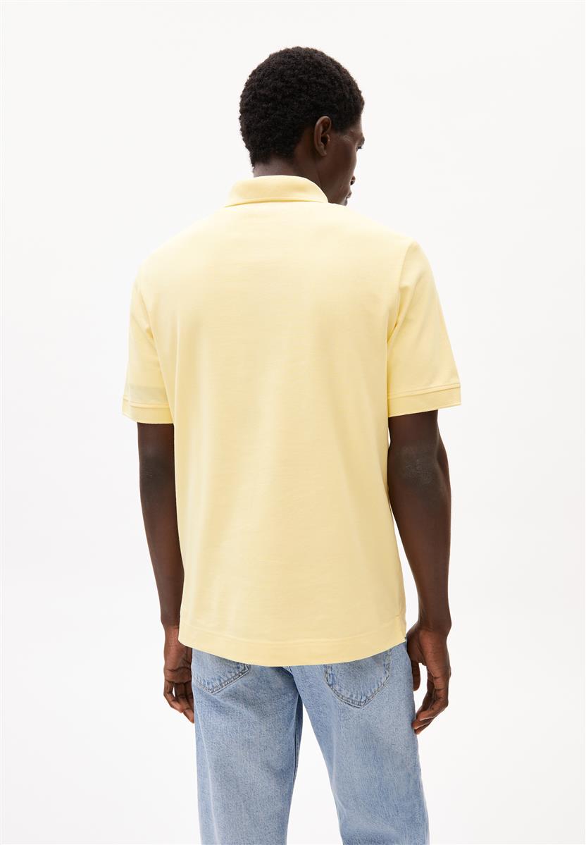 marlowe nature Maario Polo-Shirt early yellow Bio-Baumwolle